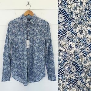 NEW Robert Graham Craigmont Classic Fit Shirt Blue Small